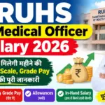 RUHS Medical Officer Salary 2026: जानें कितनी मिलेगी महीने की Salary, Pay Scale, Grade Pay और भत्तों की पूरी जानकारी